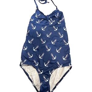 Crewcuts Girl's Anchor One Piece swimsuit Size 14